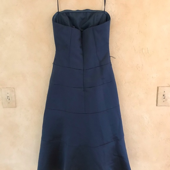 BCBGMaxAzria Strapless Blue Dress - Picture 4 of 6